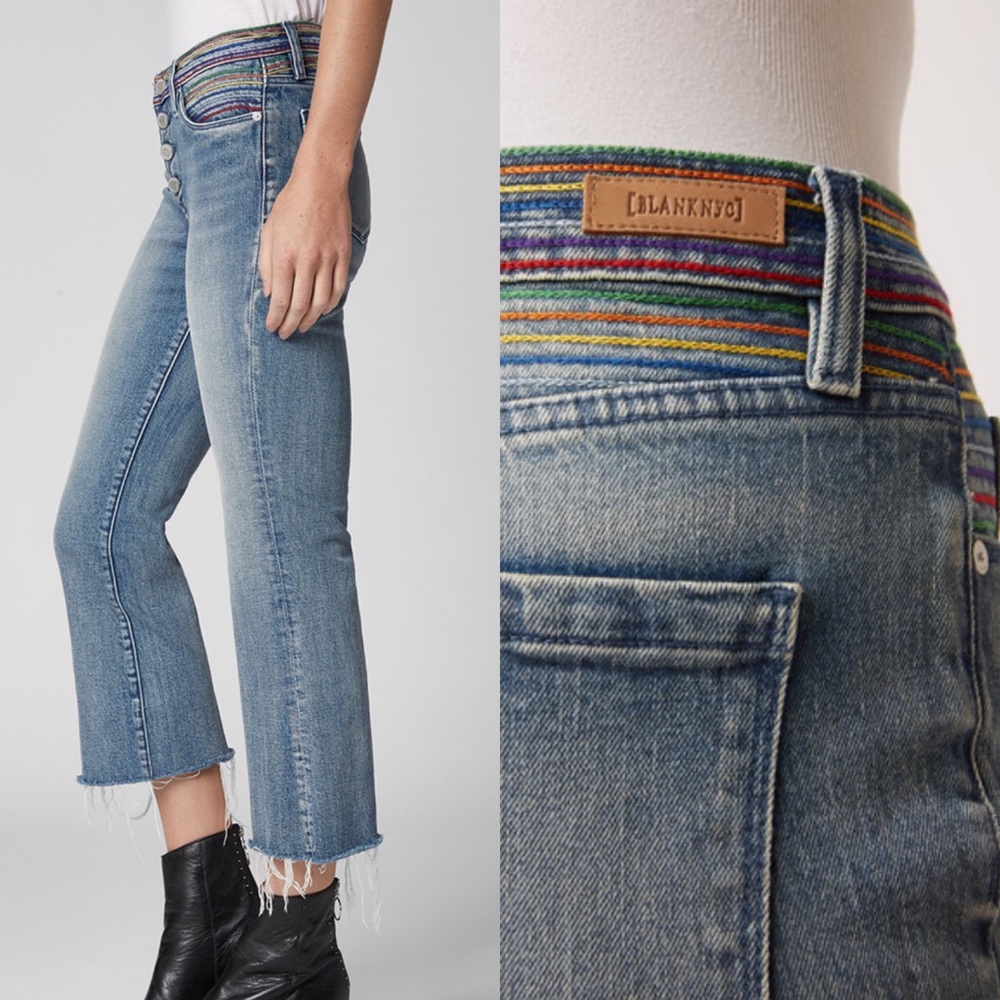 ✨Moving Sale✨ NWT Blank NYC Varick crop flare jeans crash pad 26